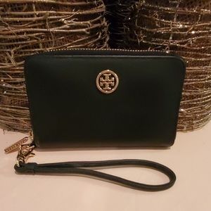 Tory Burch Black Wristlet